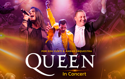Queen In Concert Edu Curti Maestro Davi Oliveira Ambar Orquestra sinfonica rock classico show espetaculo
