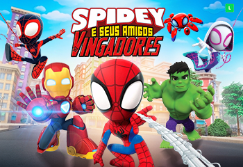 Spidey e seus amigos Vingadores, show infantil, heróis, teatro